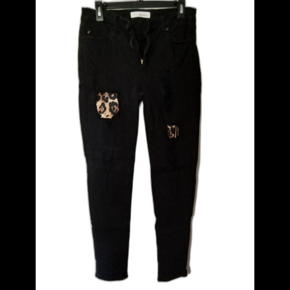 Kancan Black  Distressed Jeans Size W 11 29